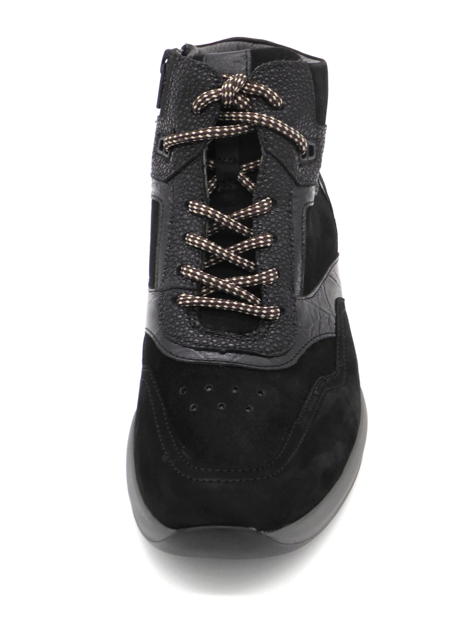 172-99-023 Dames Hoge Schoenen Boot Plat Durea 9778-605-0685 Zwart Wijdte H (2084) - Afbeelding 4