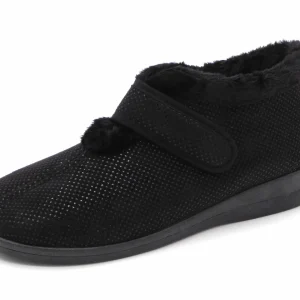 192-99-017 Dames Pantoffel-Gesloten Ongevoerd Neles 37801-1 Zwart  (3466)