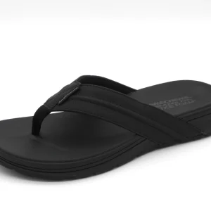 265-99-003 Heren Open Slippers Wandelslipper Skechers Patino-Marlee 205111 BLK Zwart  (2651)