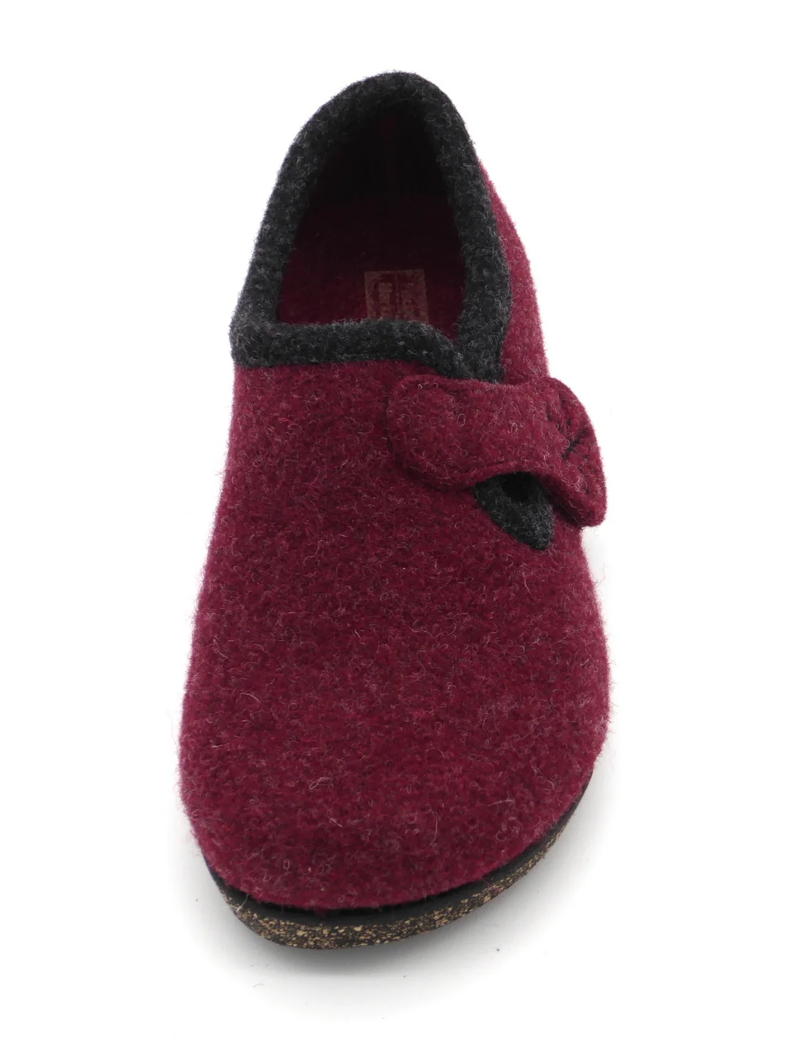 192-39-001 Dames Pantoffel-Gesloten Ongevoerd Fischer 205620-325 Donkerrood (3399) - Afbeelding 4