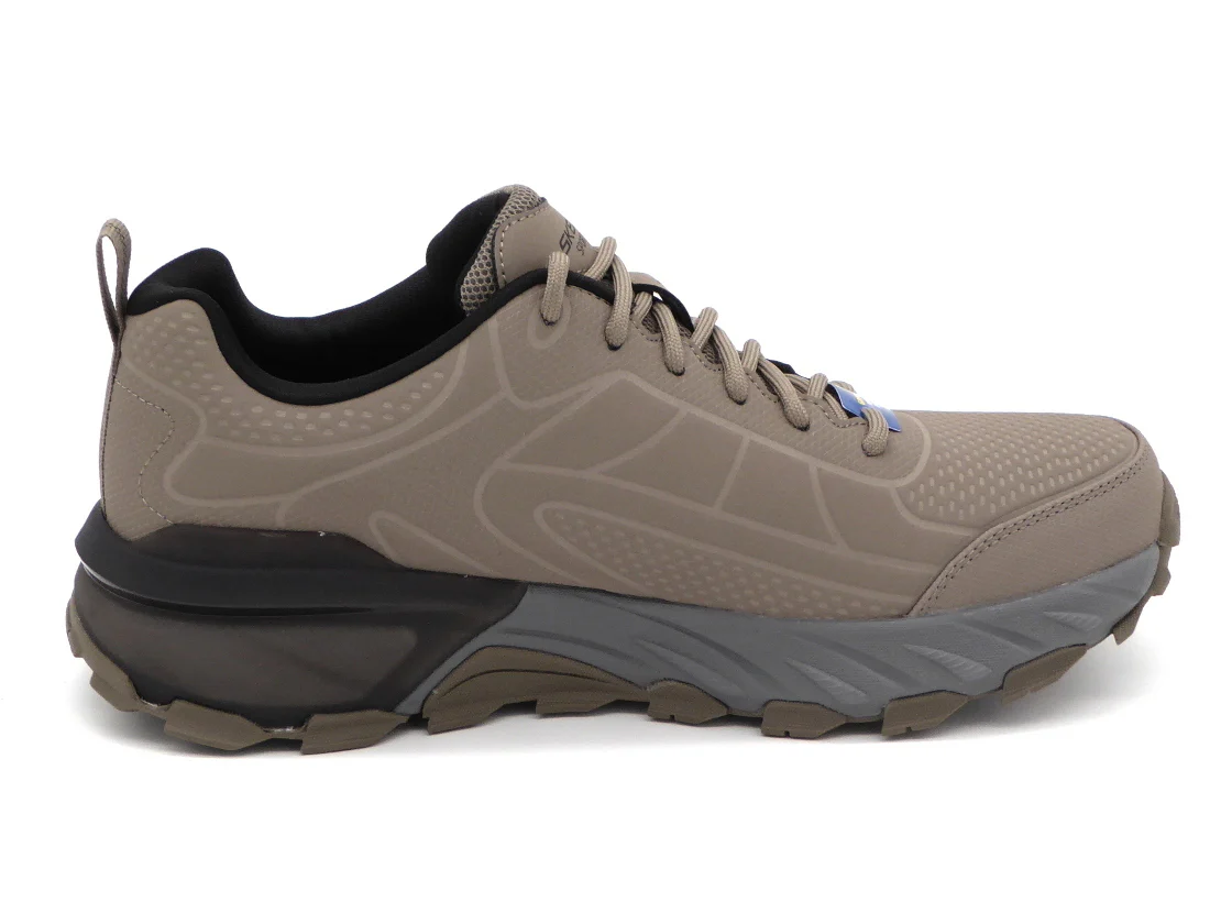 239-19-001 Heren Veterschoenen Wandelschoen Skechers Max Protect-Irongaurd 237672 TPBK Donkerbeige (2829) - Afbeelding 3