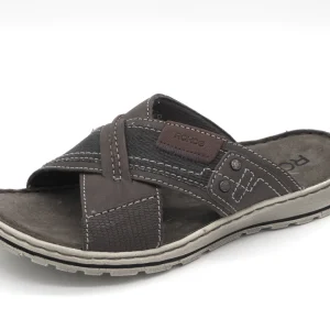 263-19-003 Heren Open Slippers Mode Rohde 6731-55 Donkerbeige  (3594)