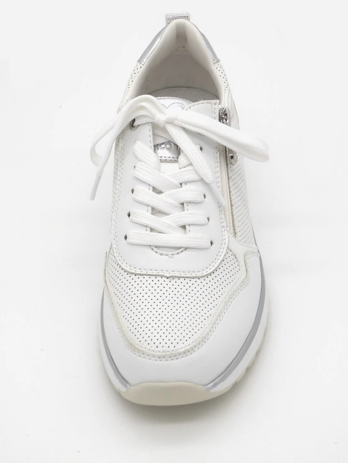 133-01-019 Dames Veterschoenen Sneaker Marco Tozzi 23770-197 Wit (2921) - Afbeelding 4