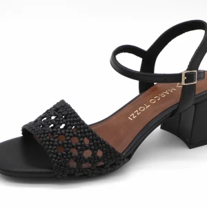 104-99-005 Dames Hakschoenen Sandalette Marco Tozzi 28382-001 Zwart  (2928)