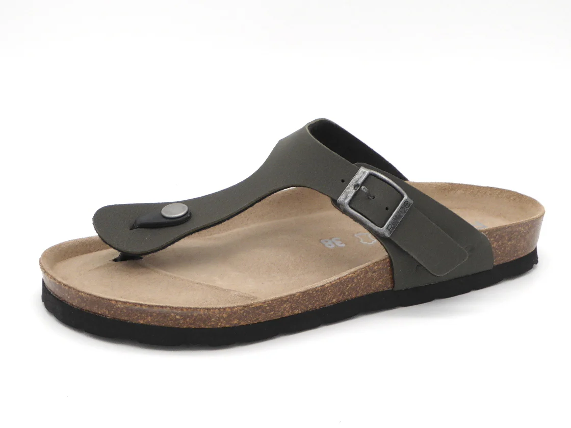 164-69-002 Dames Open Slippers Teenslippers Rohde 5628-61 Donkergroen (3204) - Afbeelding 2