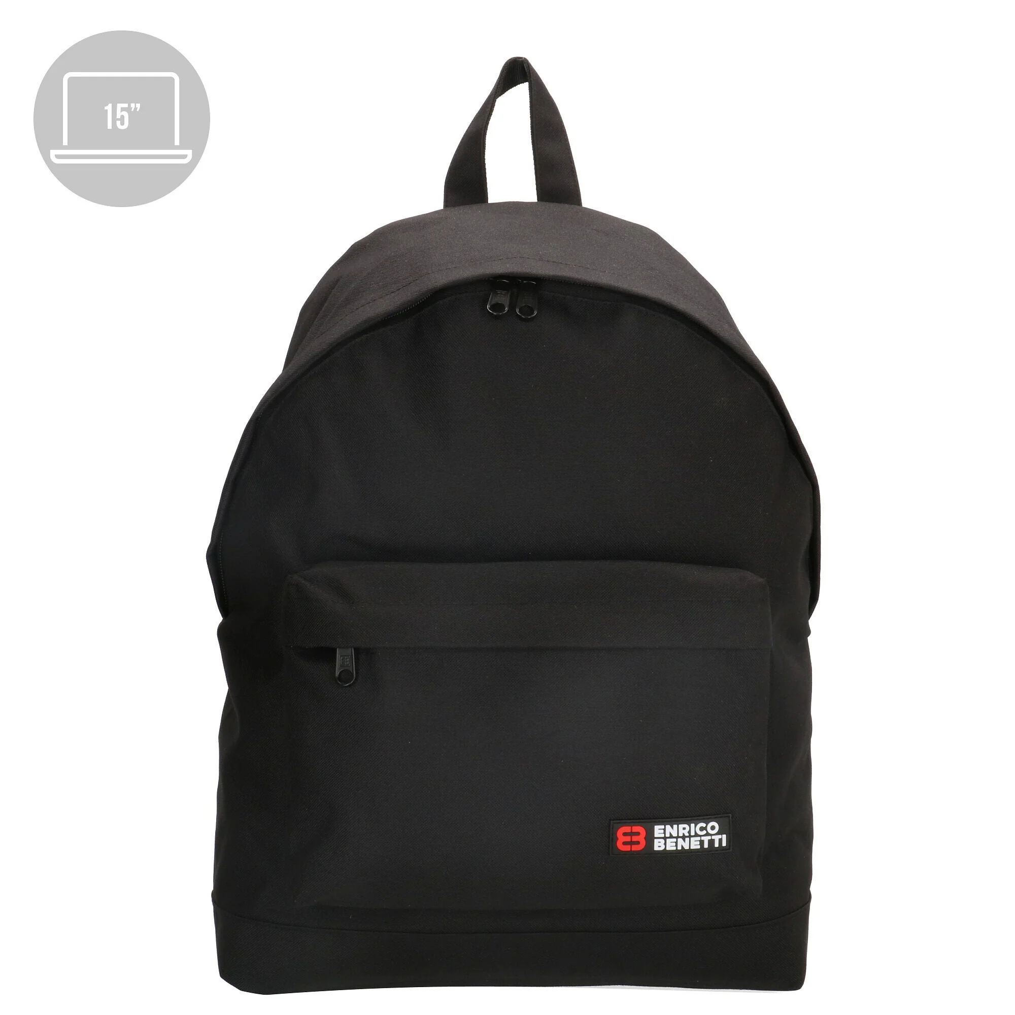 98-54121-001 Lederwaren Rugtas Klein <15 Enrico Benetti 54121-001 Zwart (1023) - Afbeelding 2