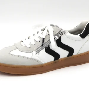 133-09-009 Dames Veterschoenen Sneaker Marco Tozzi 23739-110 Wit Combi (2919)