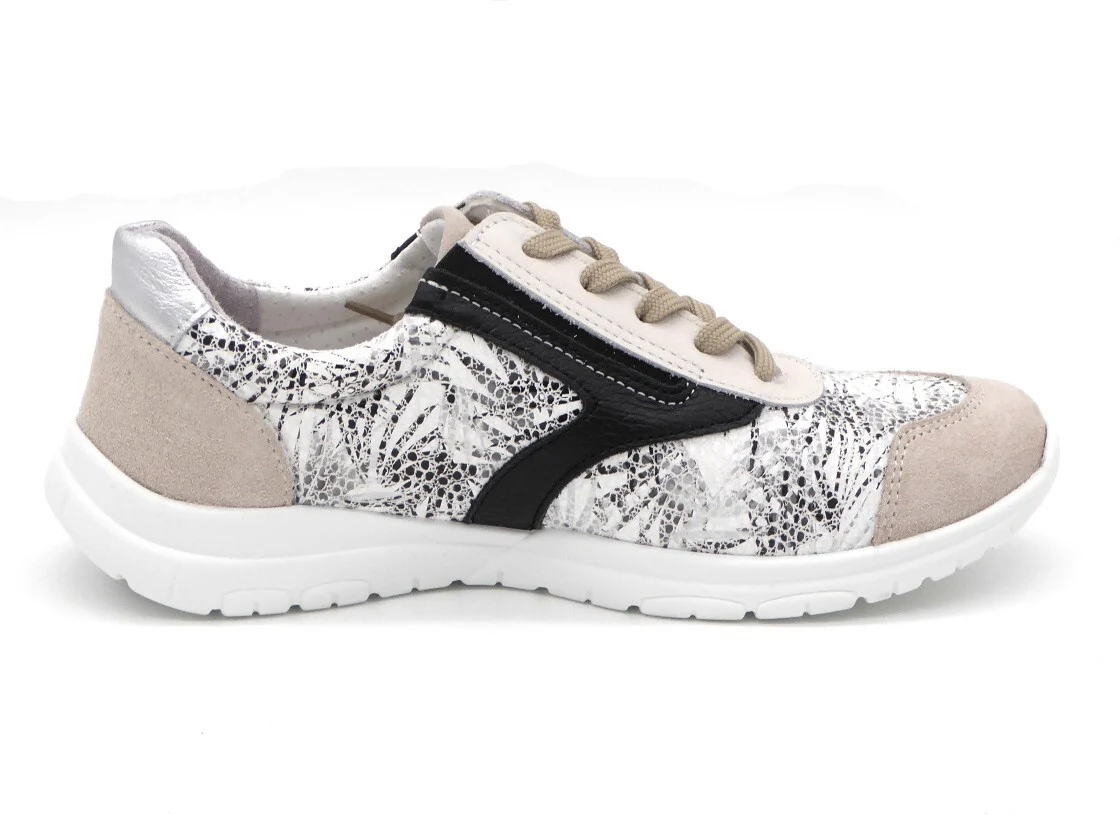 131-15-007 Dames Veterschoenen Comfort Sens 1427-11085-006 Middenbeige Wijdte H (3212) - Afbeelding 3