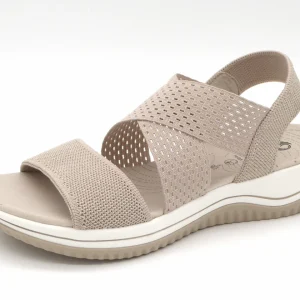 153-15-004 Dames Sandalen Mode Jana 28768-499 Middenbeige Wijdte H (2913)