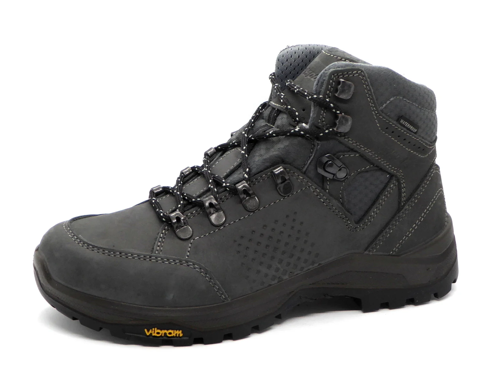 279-89-001 Heren Hoge Schoenen Wandelboot Grisport Oregon Mid 14415-02 Donkergrijs (2267)