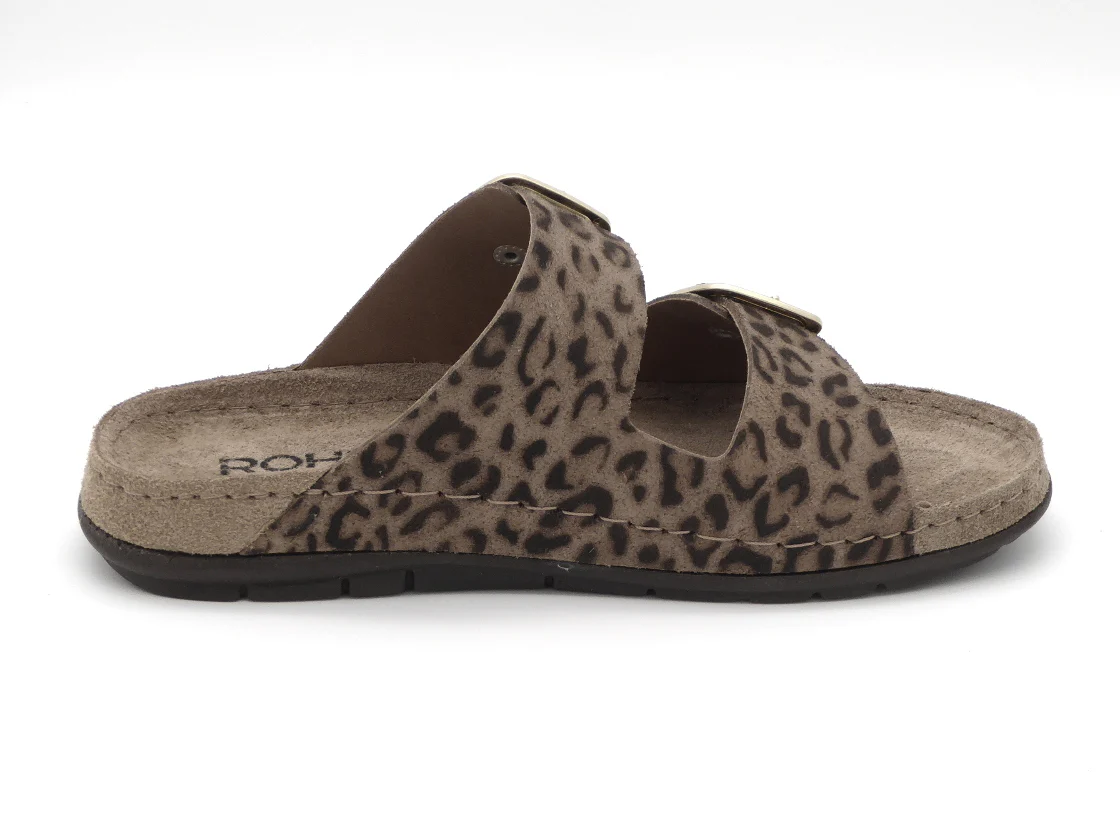 162-21-002 Dames Open Slippers Sportief Rohde 5890-18 Lichtbruin (3588) - Afbeelding 3