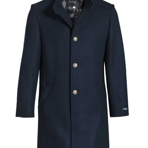 3/4 lange wollen herenmantel | Milan