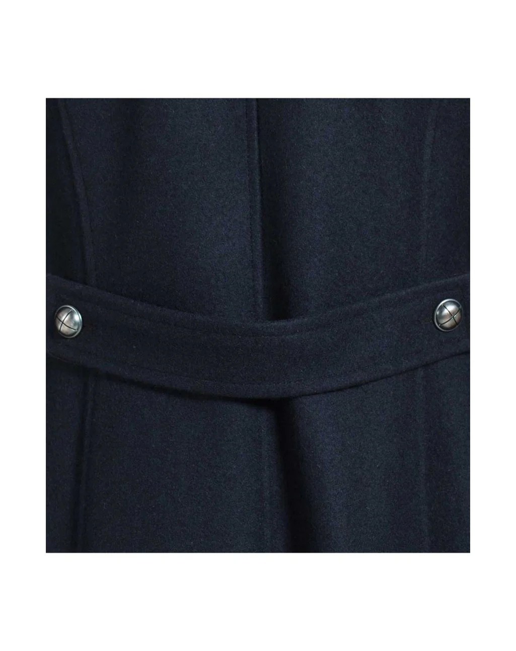 Lange wollen mantel | Carnac - Afbeelding 5