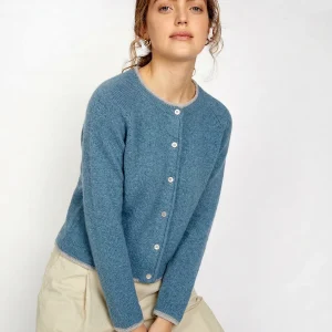 Zacht Iers vest met kasjmier| Killiney Cardigan