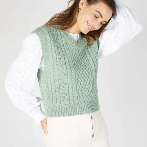 Ierse Aran spencer | Pansy