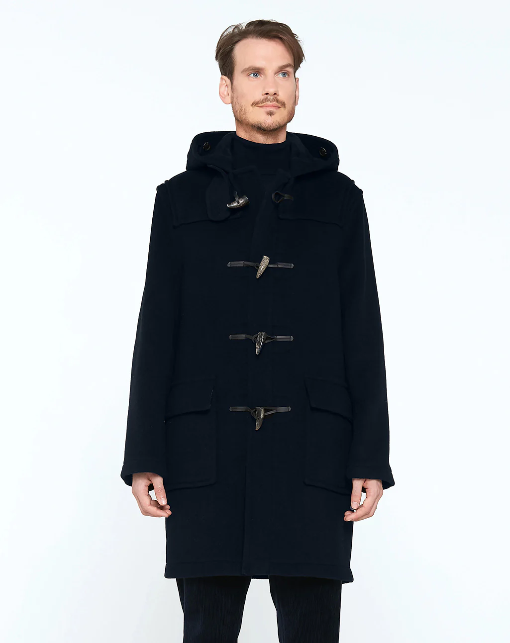 Klassieke Engelse Duffle Coat | Martin - Afbeelding 2