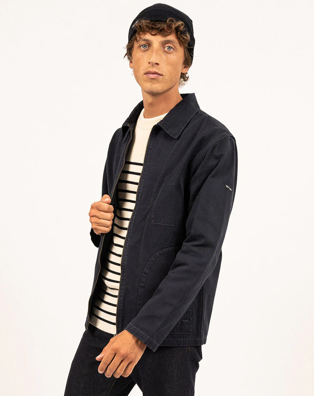 Canvas jas met rits | Zéphyr II - Afbeelding 2