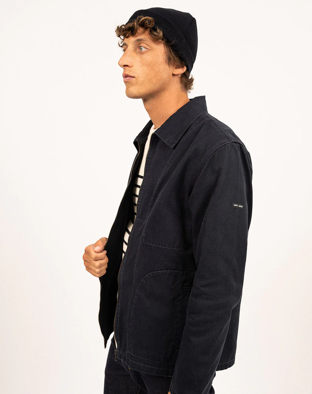 Canvas jas met rits | Zéphyr II - Afbeelding 5