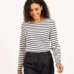 Traditioneel Bretons gestreept shirt | LICHT KATOEN | Minquidame