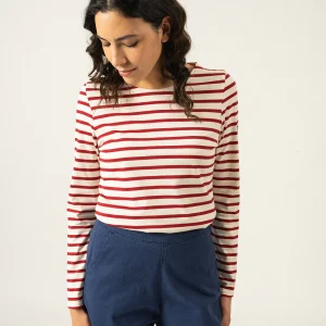 Traditioneel Bretons gestreept shirt | LICHT KATOEN | Minquidame