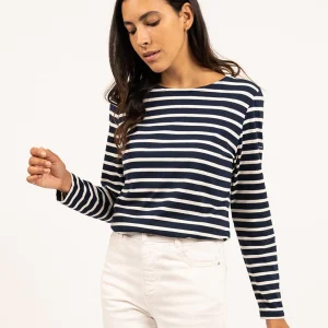 Traditioneel Bretons gestreept shirt | LICHT KATOEN | Minquidame