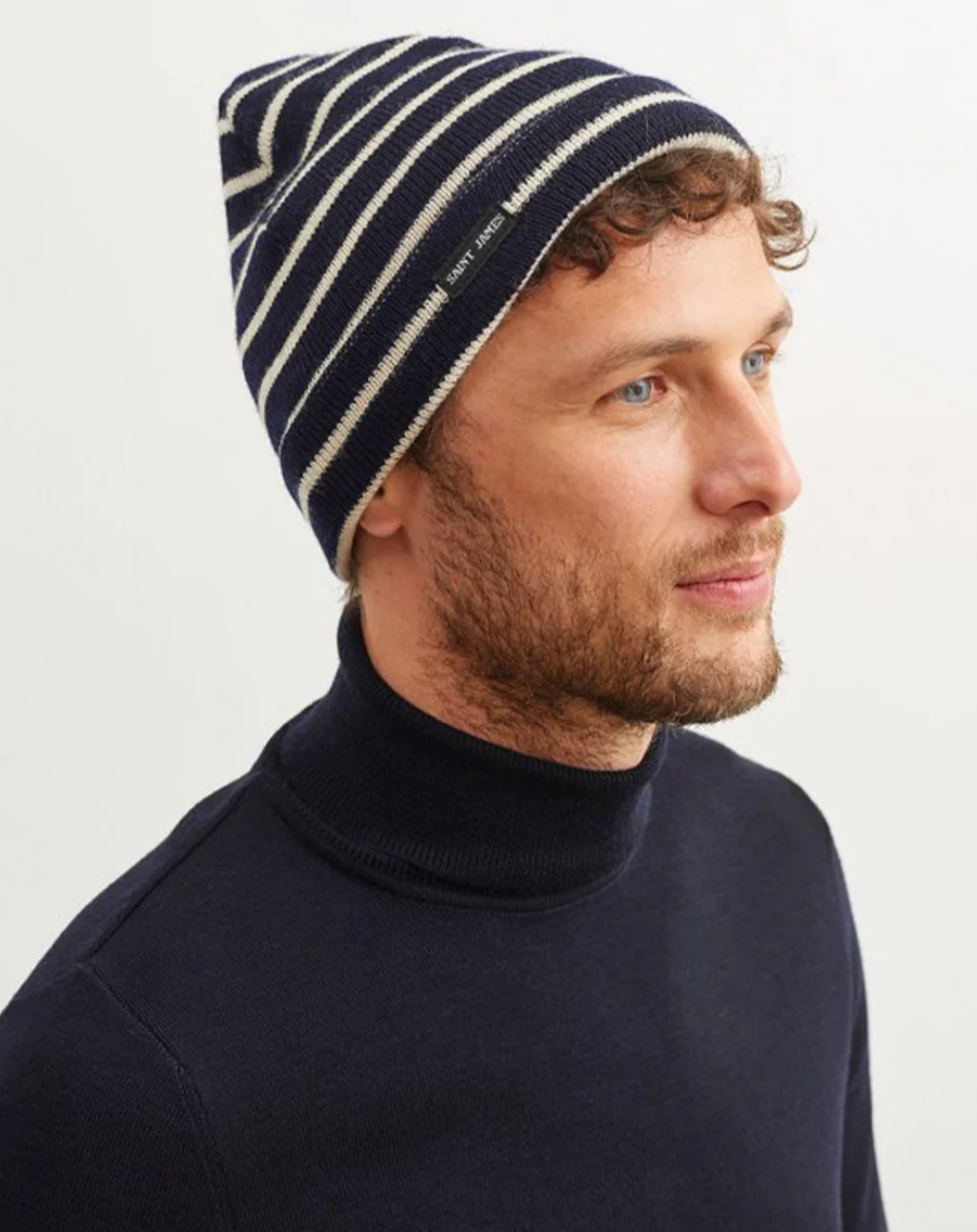 Wollen Bretons gestreepte muts | Bonnet Rayés A - Afbeelding 2
