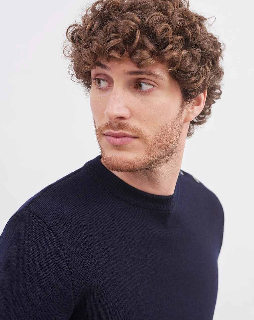 Bretonse visserstrui van zachte merinowol | Rochefort 1U - Afbeelding 3