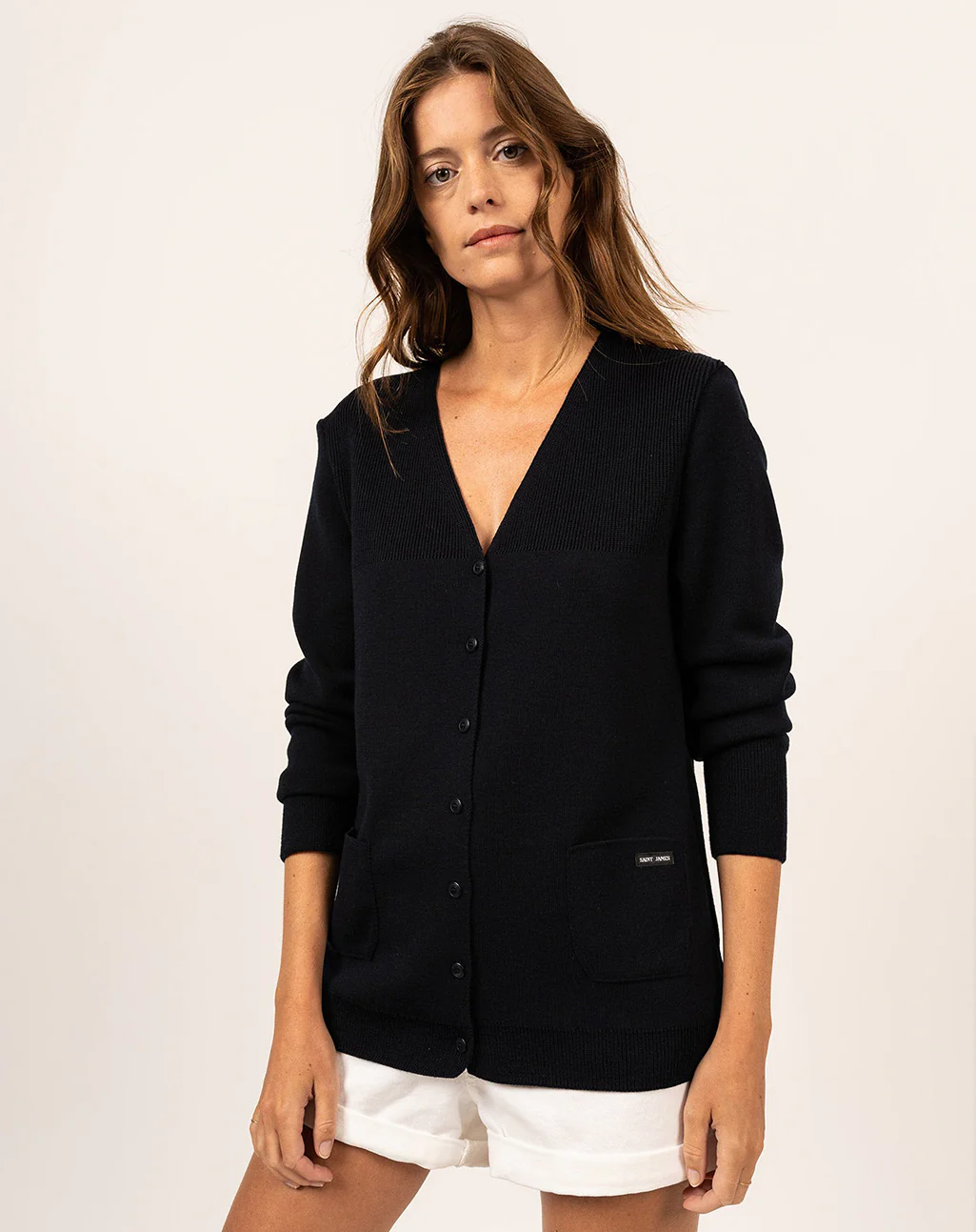 Wollen V-hals vest | La Flotte