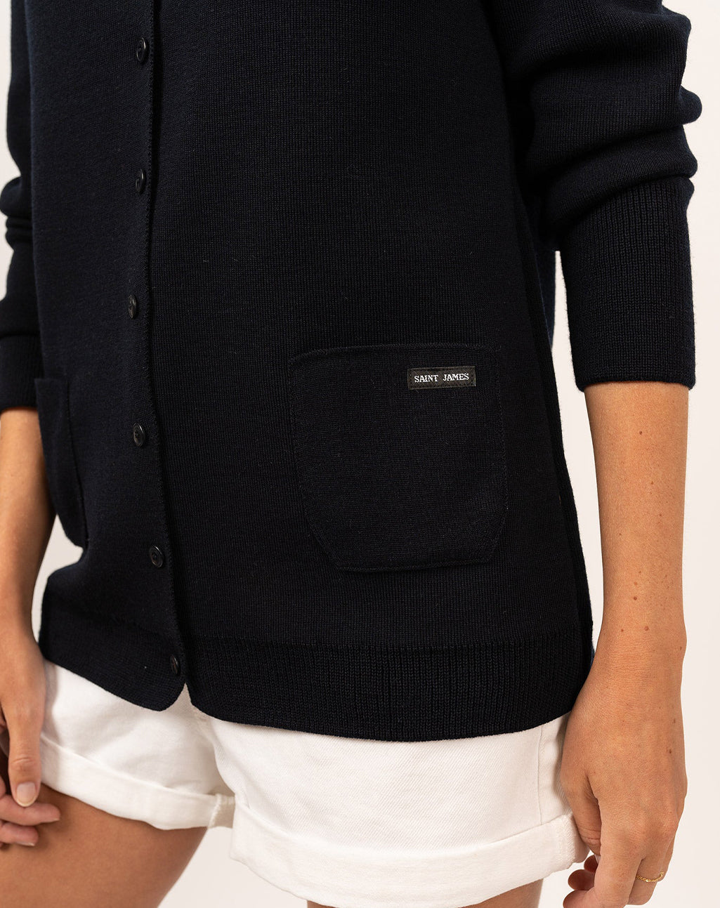 Wollen V-hals vest | La Flotte - Afbeelding 5