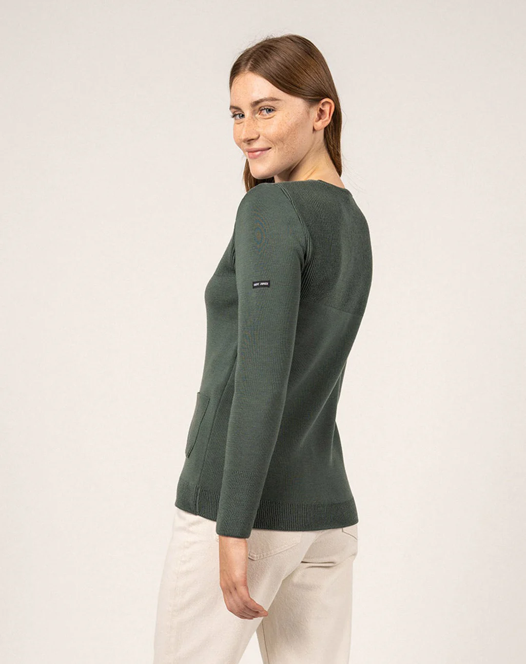 Wollen V-hals vest | La Flotte - Afbeelding 3