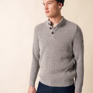 Schipperstrui met knoopsluiting | Bourboule