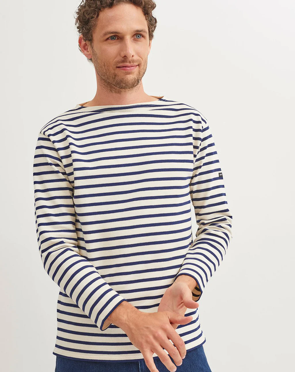 Het traditioneel Bretons gestreepte shirt (marinière) | ZWAAR KATOEN | Guildo R A - Afbeelding 2