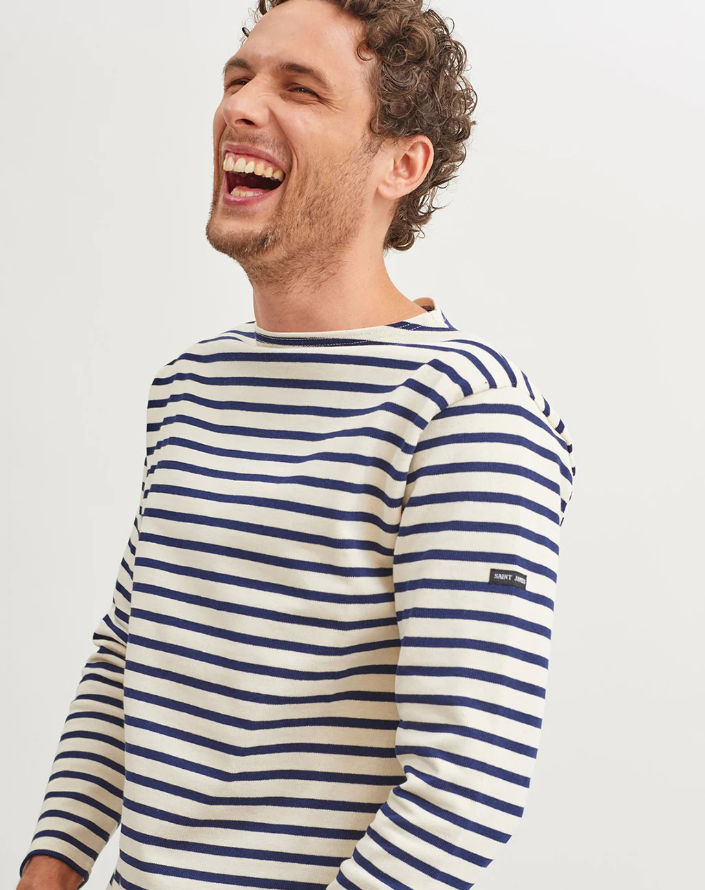 Het traditioneel Bretons gestreepte shirt (marinière) | ZWAAR KATOEN | Guildo R A - Afbeelding 3