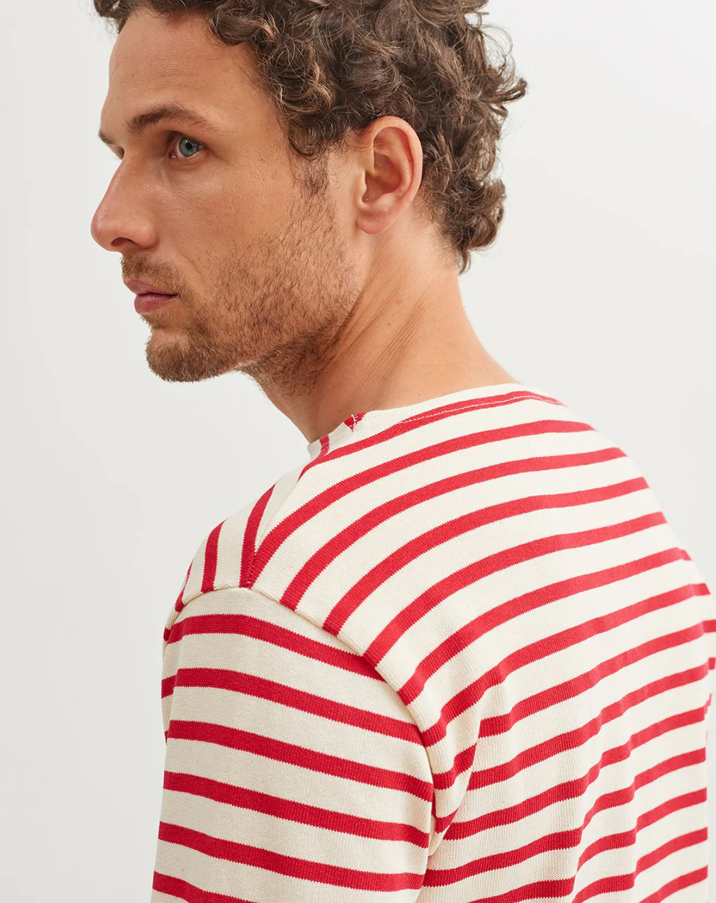 Het traditioneel Bretons gestreepte shirt (marinière) | ZWAAR KATOEN | Guildo R A - Afbeelding 4