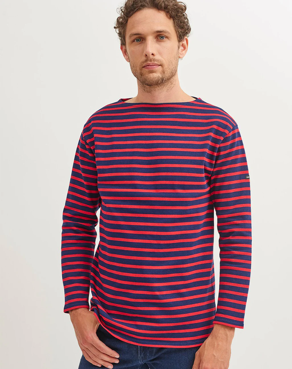 Het traditioneel Bretons gestreepte shirt (marinière) | ZWAAR KATOEN | Guildo R A - Afbeelding 2