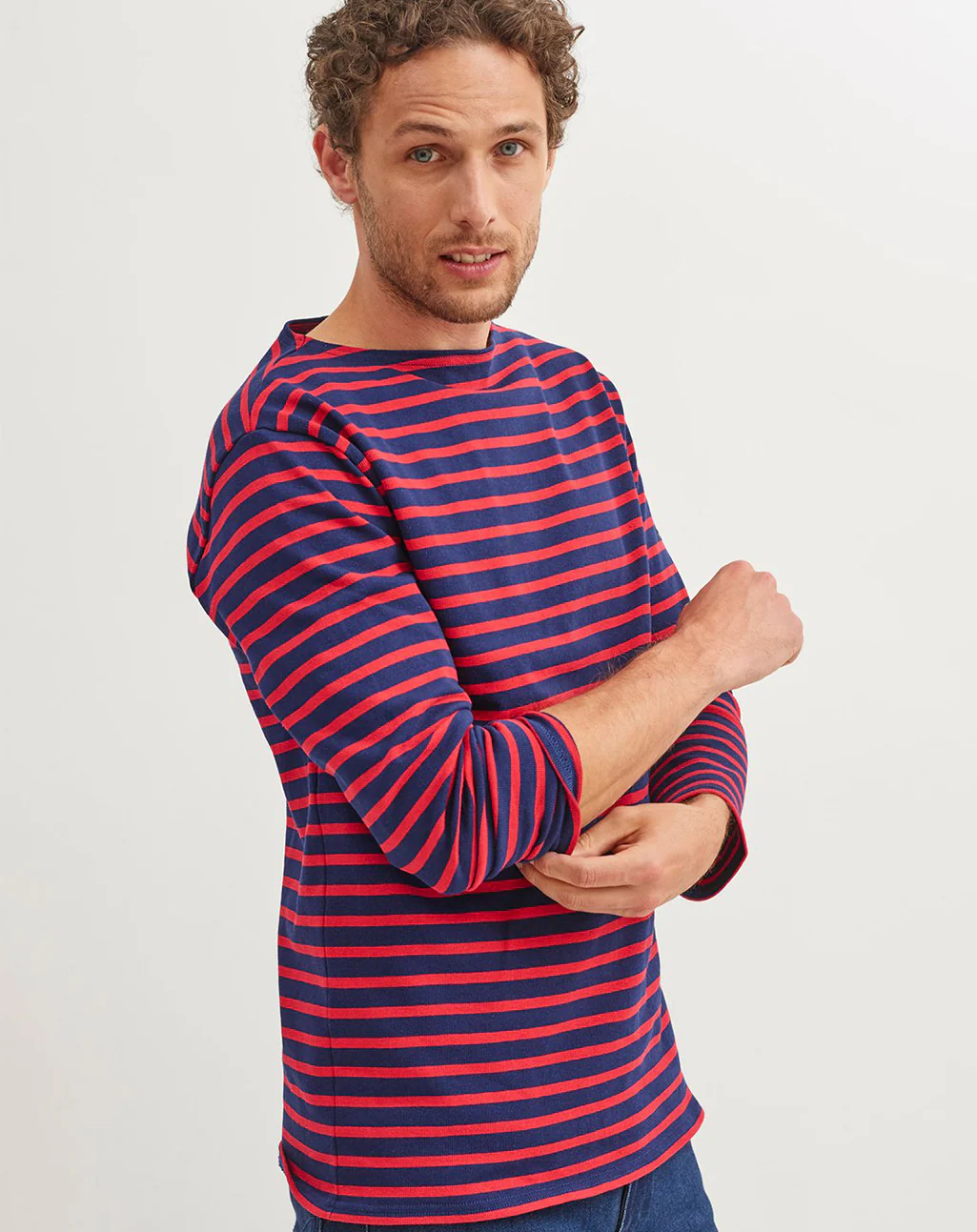 Het traditioneel Bretons gestreepte shirt (marinière) | ZWAAR KATOEN | Guildo R A - Afbeelding 4