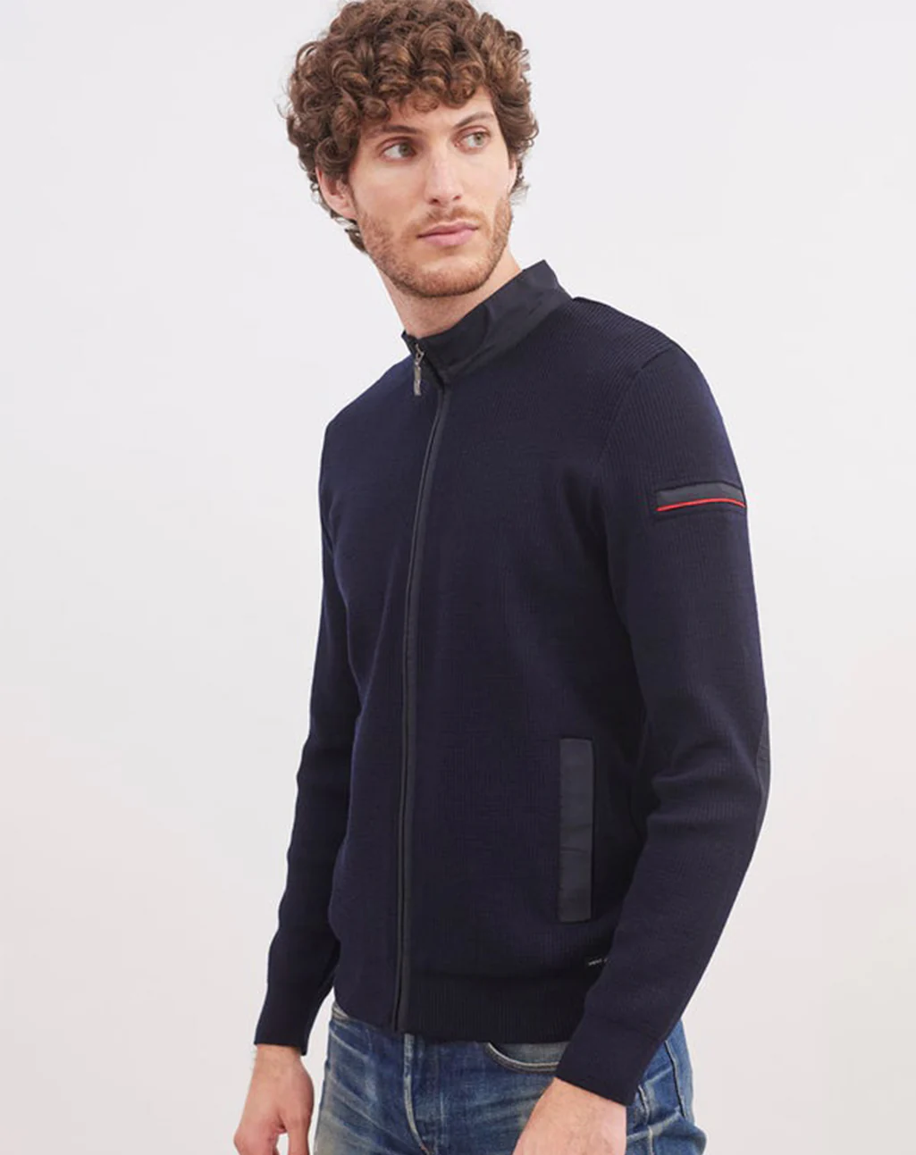 Wollen herenvest | Navigateur