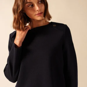 Wollen trui met knopen | Modane