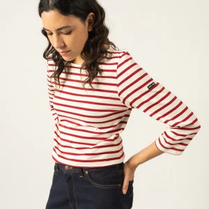 Traditioneel Bretons gestreept shirt ¾ mouw | LICHT KATOEN | Galathée II