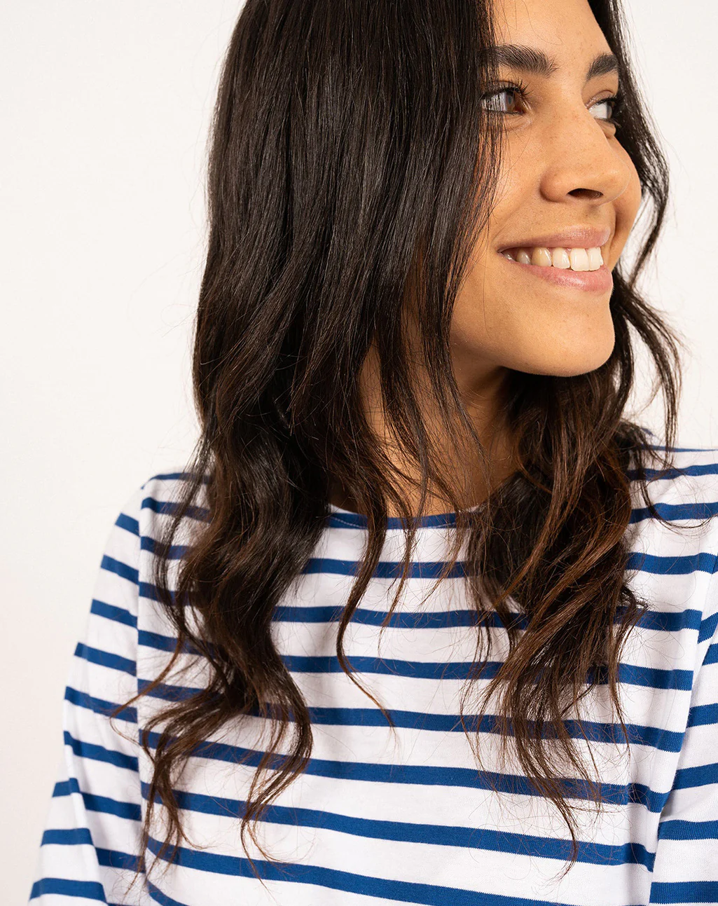 Traditioneel Bretons gestreept shirt ¾ mouw | LICHT KATOEN | Galathée II - Afbeelding 3