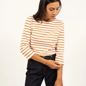 Traditioneel Bretons gestreept shirt ¾ mouw | LICHT KATOEN | Galathée II