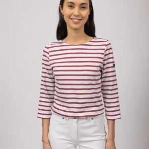 Traditioneel Bretons gestreept shirt ¾ mouw | LICHT KATOEN | Galathée II