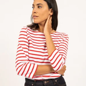 Traditioneel Bretons gestreept shirt ¾ mouw | LICHT KATOEN | Galathée II