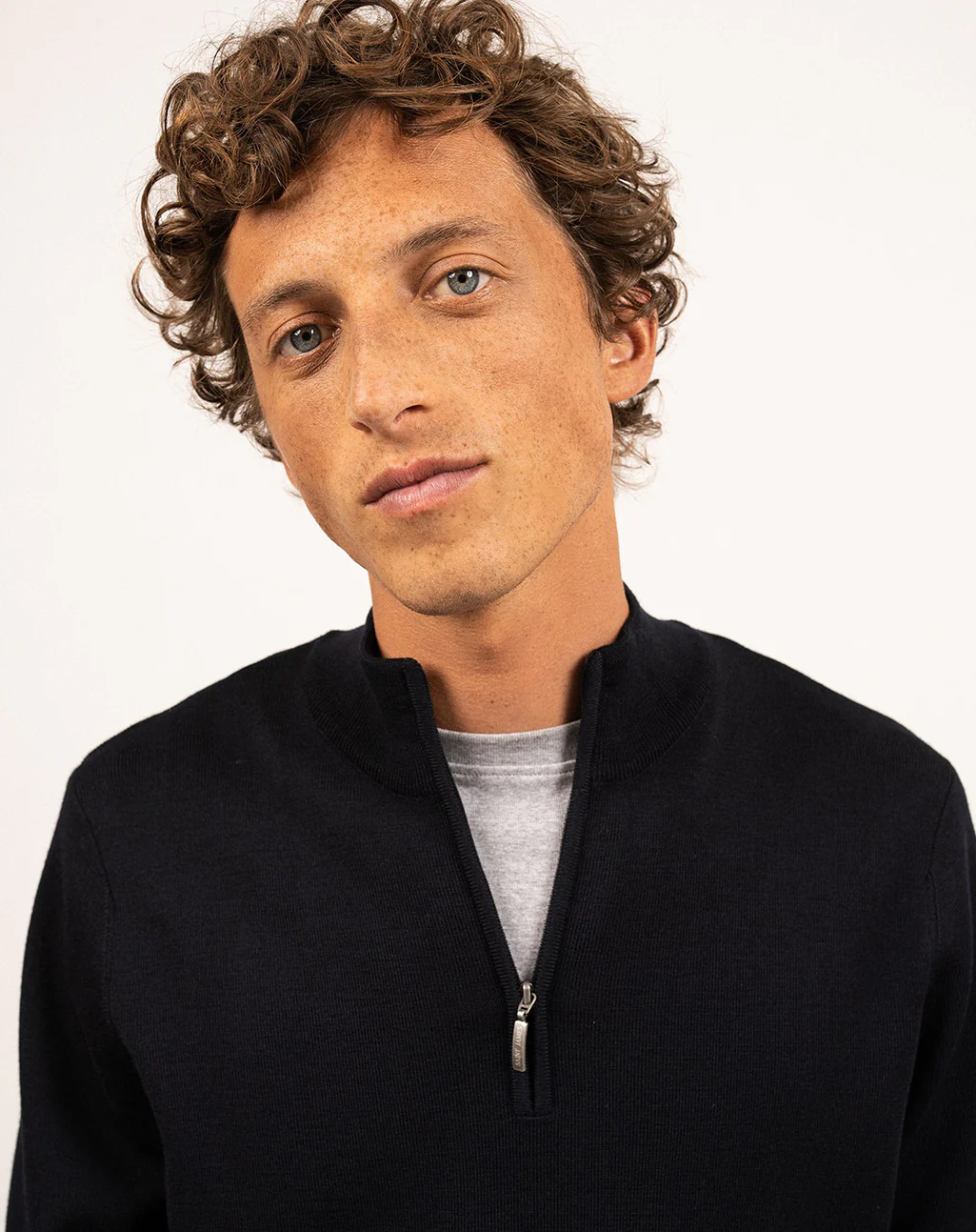 Zachte half-zip trui | Crossley - Afbeelding 3