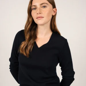 Luxe V-halstrui van merinowol | Bréhat III