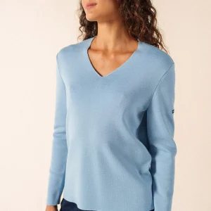 Luxe V-halstrui van merinowol | Bréhat III