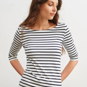 Klassiek Bretons gestreepte anti-UV shirt | Garde-Côte III R