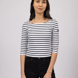 Klassiek Bretons gestreepte anti-UV shirt | Garde-Côte III R