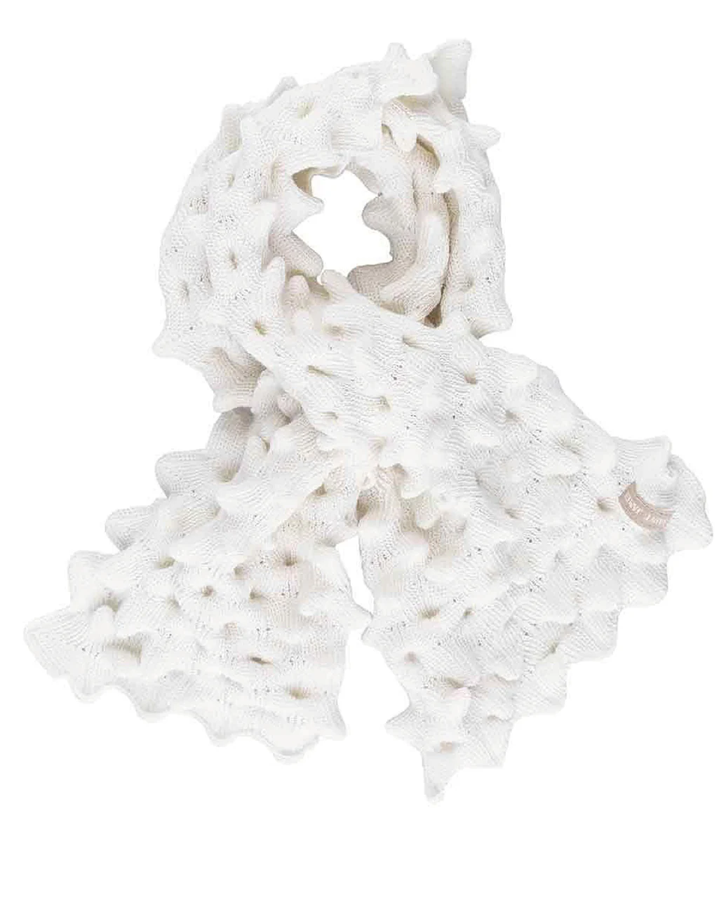 Sjaal met gebobbeld breisel | Alvéole U A - Afbeelding 5