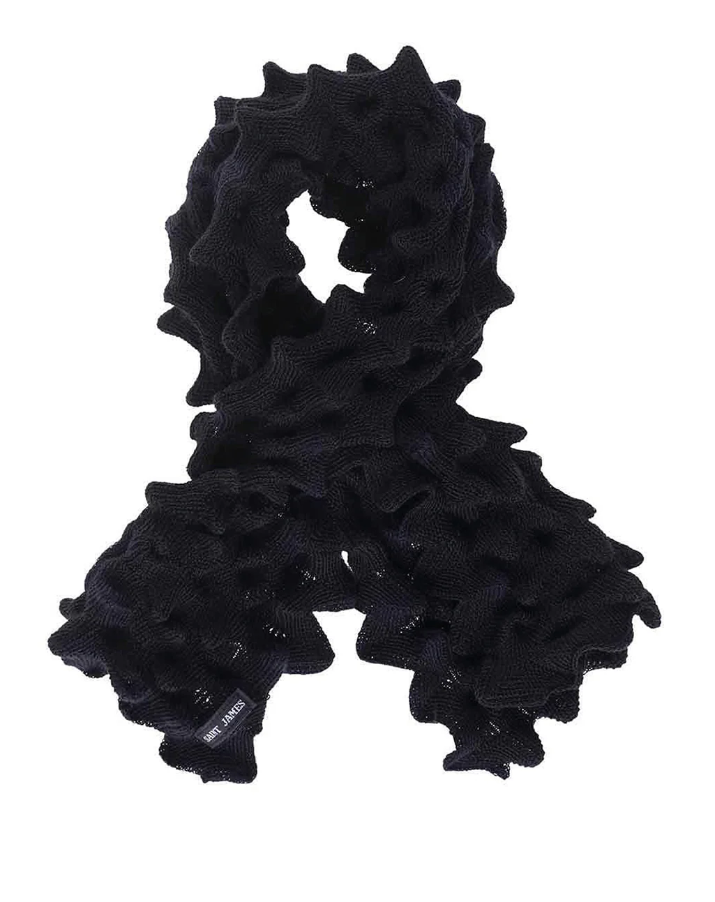 Sjaal met gebobbeld breisel | Alvéole U A - Afbeelding 2